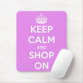 Behalten Sie Ruhe und kaufen Sie auf Rosa Mousepad (Mit Mouse)