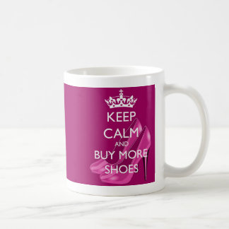 Behalten Sie Ruhe und kaufen Sie mehr Schuh-Tasse Kaffeetasse