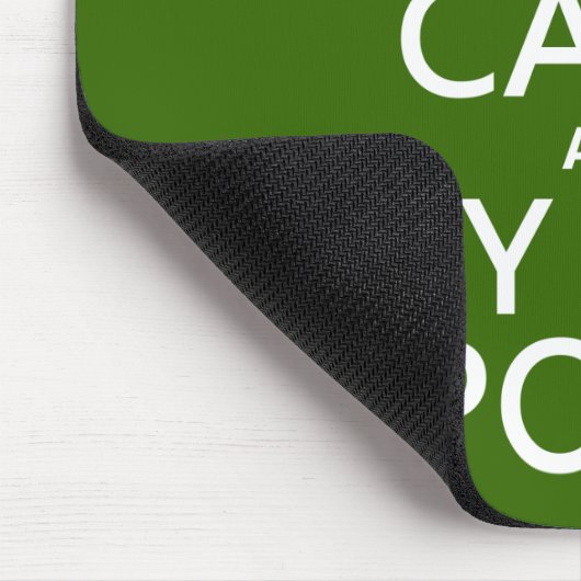 Behalten Sie Ruhe und kaufen Sie mich ein Pony Mousepad (Ecke)