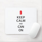 Behalten Sie Ruhe und können Sie an Mousepad (Mit Mouse)