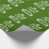 Behalten Sie Ruhe-und Körper-Gestalt Geschenkpapier (Ecke)