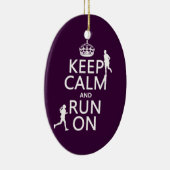 Behalten Sie Ruhe und laufen Sie auf Keramikornament (Rechts)