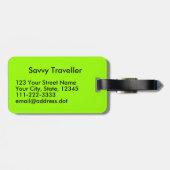 Behalten Sie Ruhe und leben Sie Aloha Gepäck-Umbau Gepäckanhänger (Rückseite horizontal)