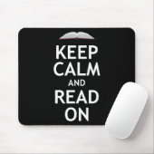 Behalten Sie Ruhe und lesen Sie an Mousepad (Mit Mouse)