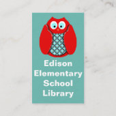 Behalten Sie Ruhe und lesen Sie auf Visitenkarte (Rückseite)