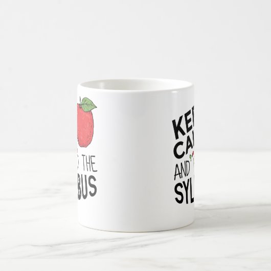 Behalten Sie Ruhe und lesen Sie die Kaffeetasse (Mittel)