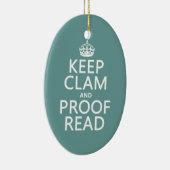 Behalten Sie Ruhe und lesen Sie Korrektur Keramikornament (Rechts)