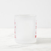 Behalten Sie Ruhe und Liebe Brasilien Mattglastasse (Mittel)