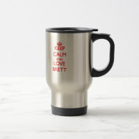 Behalten Sie Ruhe und Liebe Brett