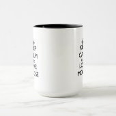 Behalten Sie Ruhe und Liebe-Elche Tasse (Zentrum)