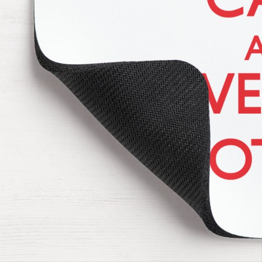 Behalten Sie Ruhe und Liebe Ihr Notar Mousepad (Ecke)