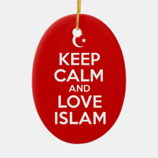 Behalten Sie Ruhe und Liebe-Islam Keramik Ornament
