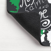 Behalten Sie Ruhe und Liebe Italien Mousepad (Ecke)