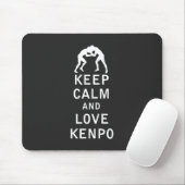 Behalten Sie Ruhe und Liebe Kenpo Mousepad (Mit Mouse)