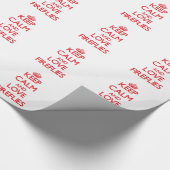 Behalten Sie Ruhe und Liebe Leuchtkäfer Geschenkpapier (Ecke)