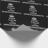 BEHALTEN SIE RUHE-UND LIEBE-VERTEILUNGSBÖGEN GESCHENKPAPIER (Ecke)