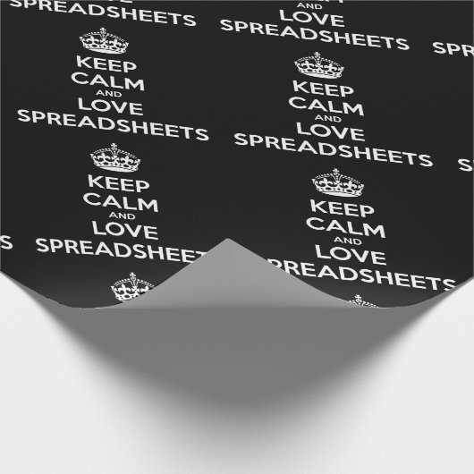 BEHALTEN SIE RUHE-UND LIEBE-VERTEILUNGSBÖGEN GESCHENKPAPIER (Ecke)