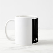 BEHALTEN SIE RUHE-UND LIEBE-VERTEILUNGSBÖGEN KAFFEETASSE (Links)