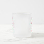 Behalten Sie Ruhe und Liebe Zoe Mattglastasse (Mittel)