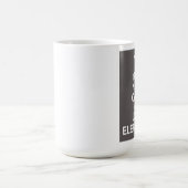 Behalten Sie Ruhe- und Liebeelefant-Tasse Kaffeetasse (Mittel)