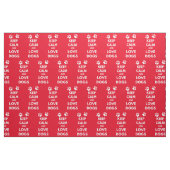 Behalten Sie Ruhe- und Liebehunde Stoff (Fat Quarter (45,7 x 55,9 cm))