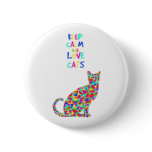 Behalten Sie Ruhe- und Liebekatzen