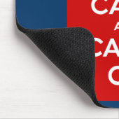 Behalten Sie Ruhe und machen Sie britisches Plakat Mousepad (Ecke)