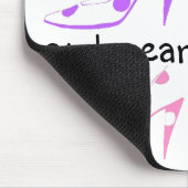 Behalten Sie Ruhe und machen Sie im hohen Heels Mousepad (Ecke)