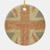 Behalten Sie Ruhe und machen Sie mit BRITISCHER Keramikornament (Hinten)