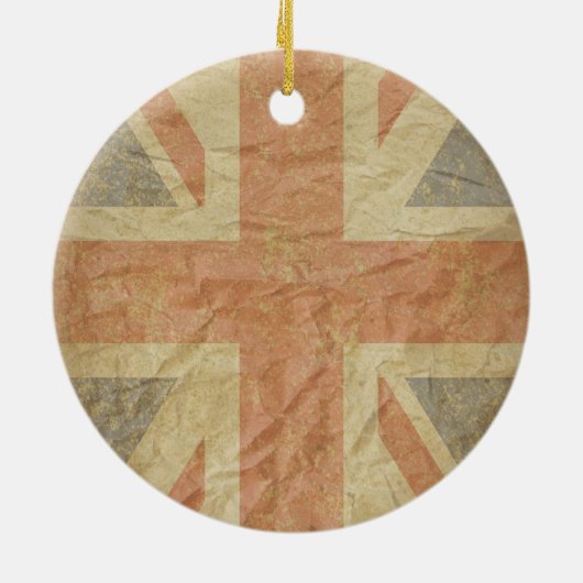 Behalten Sie Ruhe und machen Sie mit BRITISCHER Keramikornament (Hinten)