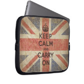 Behalten Sie Ruhe und machen Sie mit BRITISCHER Laptopschutzhülle (Vorne Rechts)