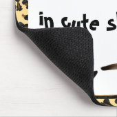 Behalten Sie Ruhe und machen Sie niedlichen Schuh Mousepad (Ecke)