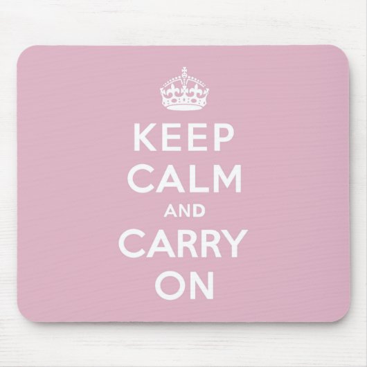 Behalten Sie Ruhe und machen Sie persische Rose Mousepad (Vorne)