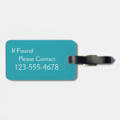 Behalten Sie Ruhe und machen Sie Retro weiter Gepäckanhänger (Rückseite horizontal)