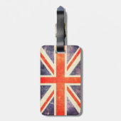 behalten Sie Ruhe und machen Sie Vintage Gepäckanhänger (Rückseite vertikal)