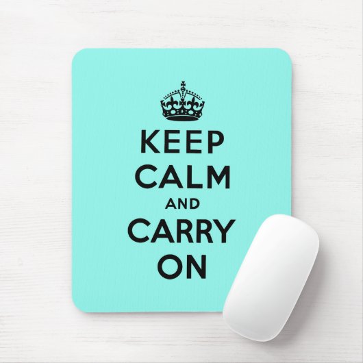 behalten Sie Ruhe und machen Sie Vorlage weiter Mousepad (Mit Mouse)