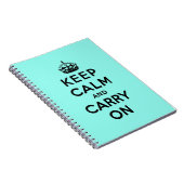 behalten Sie Ruhe und machen Sie Vorlage weiter Notizblock (Rechte Seite)