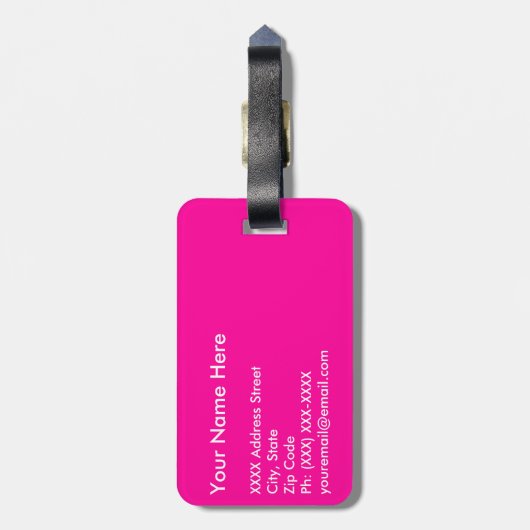 Behalten Sie Ruhe und machen Sie weiter Gepäckanhänger (Rückseite vertikal)