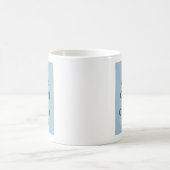 Behalten Sie Ruhe und machen Sie weiter Kaffeetasse (Mittel)