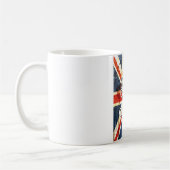 Behalten Sie Ruhe und machen Sie weiter Kaffeetasse (Links)