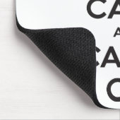 Behalten Sie Ruhe und machen Sie weiter Mousepad (Ecke)