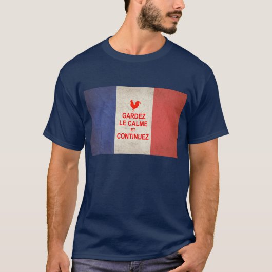 Behalten Sie Ruhe und machen Sie weiter, T-Shirt (Vorderseite)
