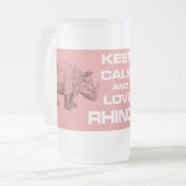 Behalten Sie Ruhe-und Mattglas Bierglas (Vorderseite Links)