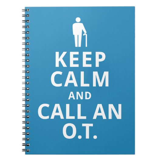 Behalten Sie Ruhe und nennen Sie ein O.T. - Notizblock (Vorderseite)