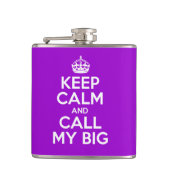 Behalten Sie Ruhe und nennen Sie mein großes Flachmann (Vorderseite)