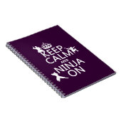 Behalten Sie Ruhe und Ninja auf (in irgendeiner Notizblock (Rechte Seite)