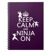Behalten Sie Ruhe und Ninja auf (in irgendeiner Notizblock (Vorderseite)
