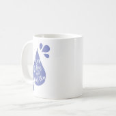 Behalten Sie Ruhe und Öl an Kaffeetasse (Vorderseite Links)