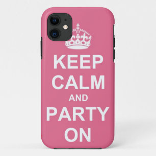 behalten Sie Ruhe und Party an Case-Mate iPhone Hülle