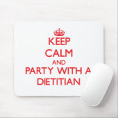Behalten Sie Ruhe und Party mit einem Diätetiker Mousepad (Mit Mouse)